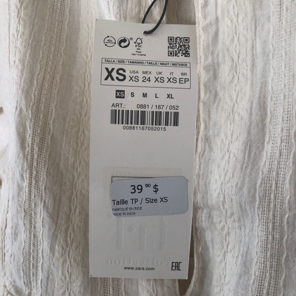 *2/$15 SALE* Zara top - Picture 3 of 3